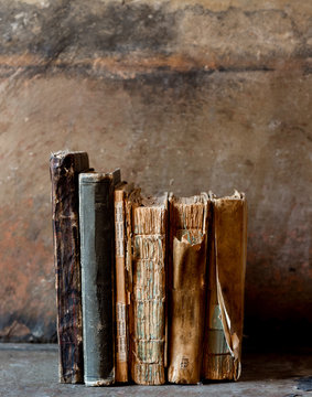 Stack of Antique Books