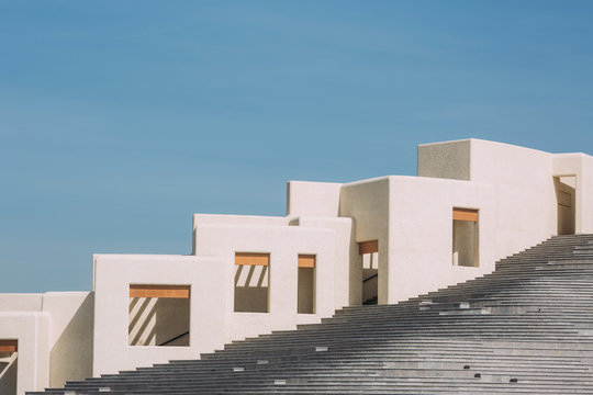 Streets of old town Katara in Doha