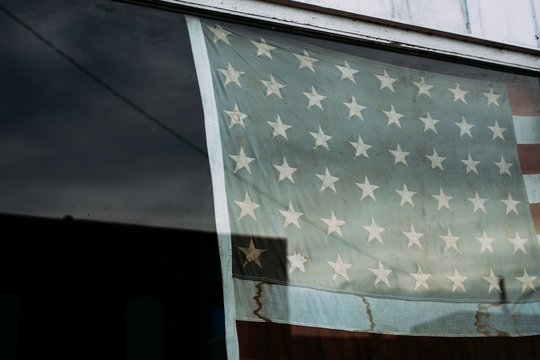 Cinematic American Flag