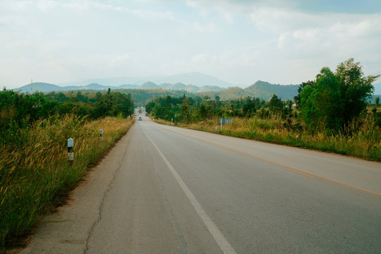 Road to the mountains