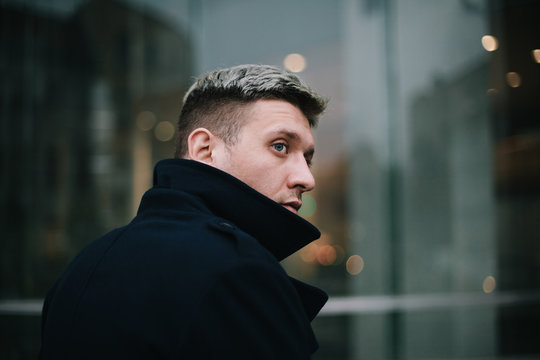 Portrait of a handsome man outdoors
