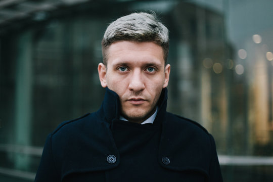 Portrait of a handsome man outdoors