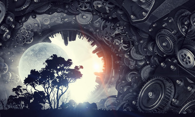 Metal gear mechanism