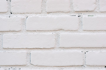 White Brick Wall Texture Background