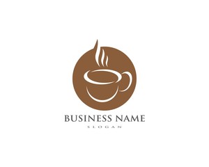 Coffee cup Logo Template vector icon design