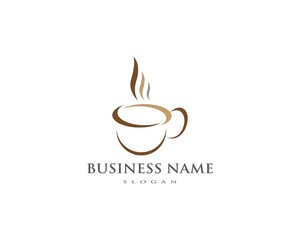 Coffee cup Logo Template vector icon design