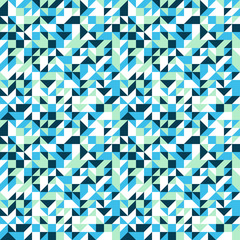 Small mosaic pattern in blue