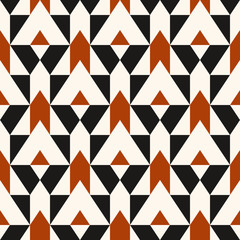 Pattern with stripe, chevron, geometric shapes