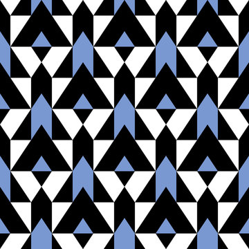 Pattern with stripe, chevron, geometric shapes