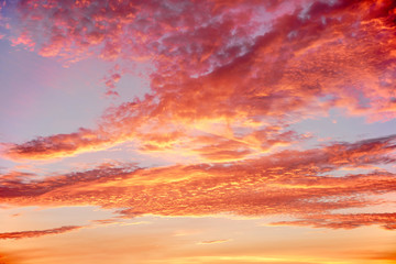 Obraz premium burning sunset