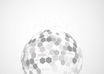 Global network connection. World map point and line composition concept of global business. Vector Illustration