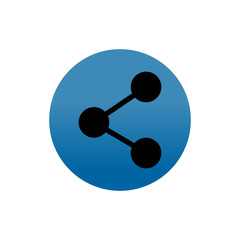 Share round icon vector Illustration