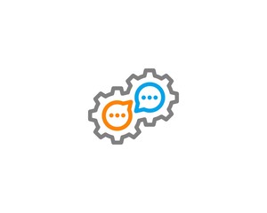 Obraz premium Chat Gear Connected2
