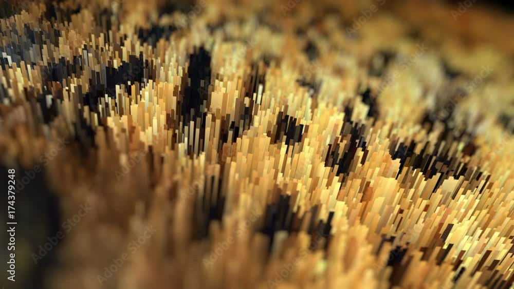 Poster 4k looping abstract textured background with depth of field