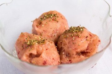 Fruit ice cream