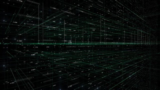 PNG Abstract geometrical technology background.Animated grid lines and Digits.Looping HUD elements animation.Technological intro.Sci fi background. Perfect tech screensaver.Type 3