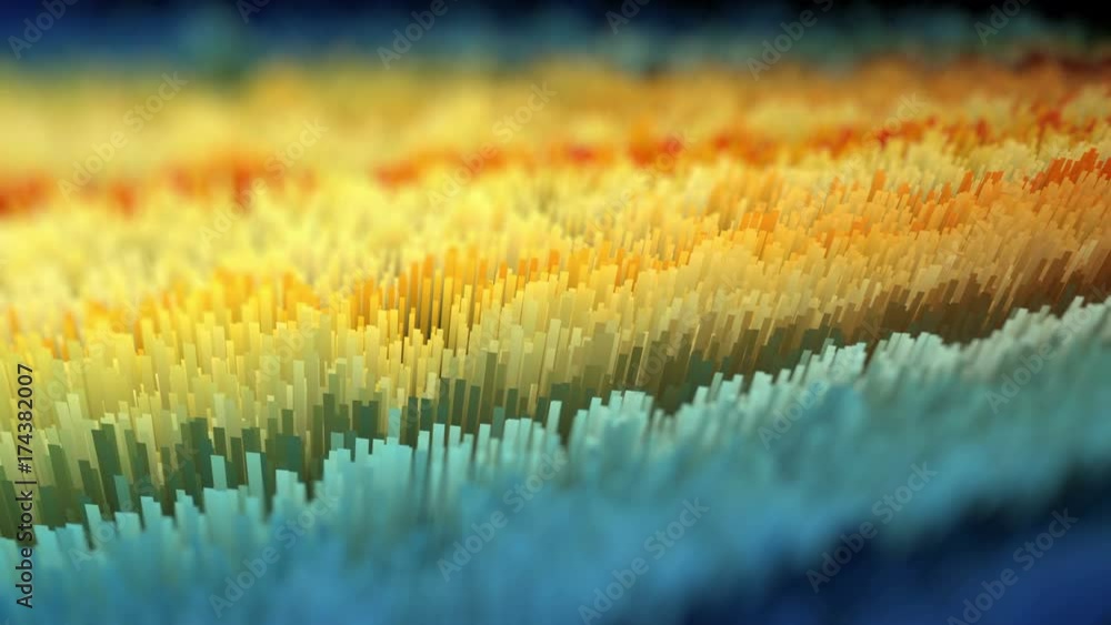 Poster 4k looping abstract textured background with depth of field
