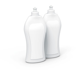 3D rendering Dishwashing liquid