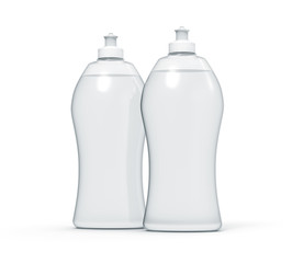 3D rendering Dishwashing liquid