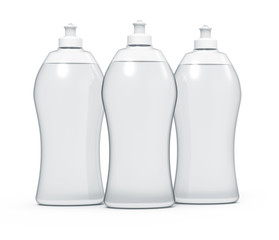 3D rendering Dishwashing liquid