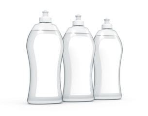 3D rendering Dishwashing liquid