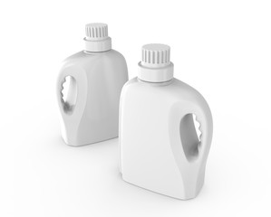 Laundry detergent container mockup