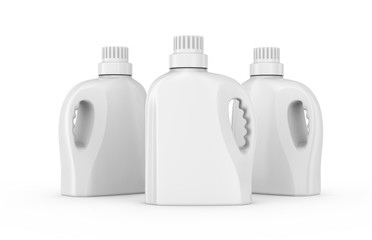 Laundry detergent container mockup