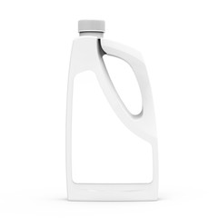 Blank detergent bottle mockup
