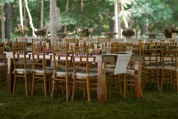 Wedding Reception Tables and Chairs