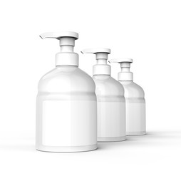 Liquid soap or lotion bottle