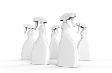 Glass cleaner mockup