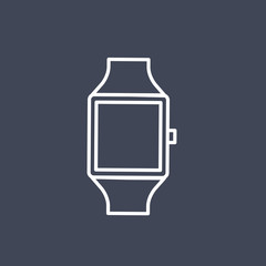 Vector of hand watch icon