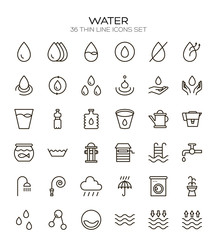 Water line icon