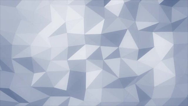 Polygonal abstract motion background of a triangular surface mesh. (4K UHD seamless loop.)