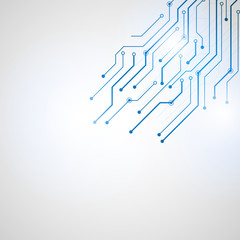 Abstract technological background. Structure square pattern backdrop. Vector illustration