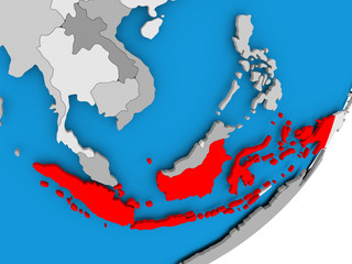 Obraz premium Map of Indonesia