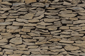 Background gray of stone wall texture photo