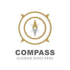Compass logo design template