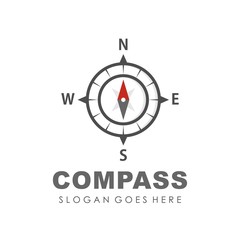 Compass logo design template