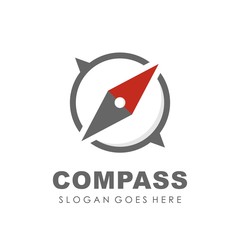Compass logo design template