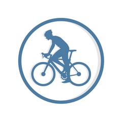 Bicycle logo design template vector