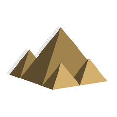 Pyramid of Egypt illustration design