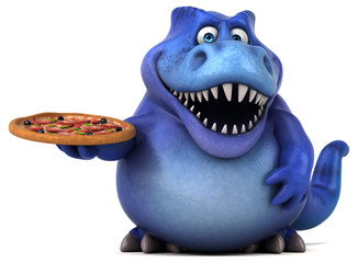 Fun dinosaur - 3D Illustration