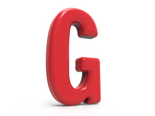 red letter G