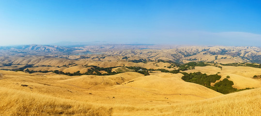 View from the Mission Peak, California