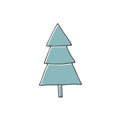 Fototapeta premium Vector Christmas tree
