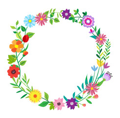 Obraz premium lower set: highly detailed hand drawn flowers and leaves. Vector illustration