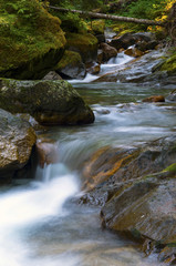 Creek Waterfall Stream River Landscape Waterscape Background Wallpaper