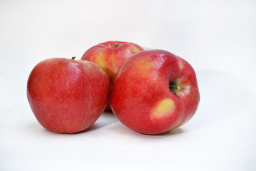 Red ripe apples