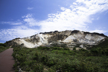 北海道　恵山の風景